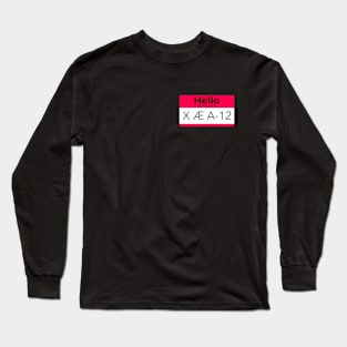 ELON MUSK AND GRIMES BABY NAME Long Sleeve T-Shirt